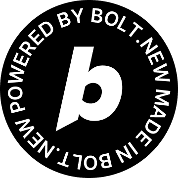 Made with Bolt.new - black variant